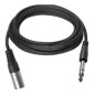 Vivolink XLR M - Stereo Jack 6.35mm 1 Vivolink XLR M - Stereo Jack 6.35mm 1
